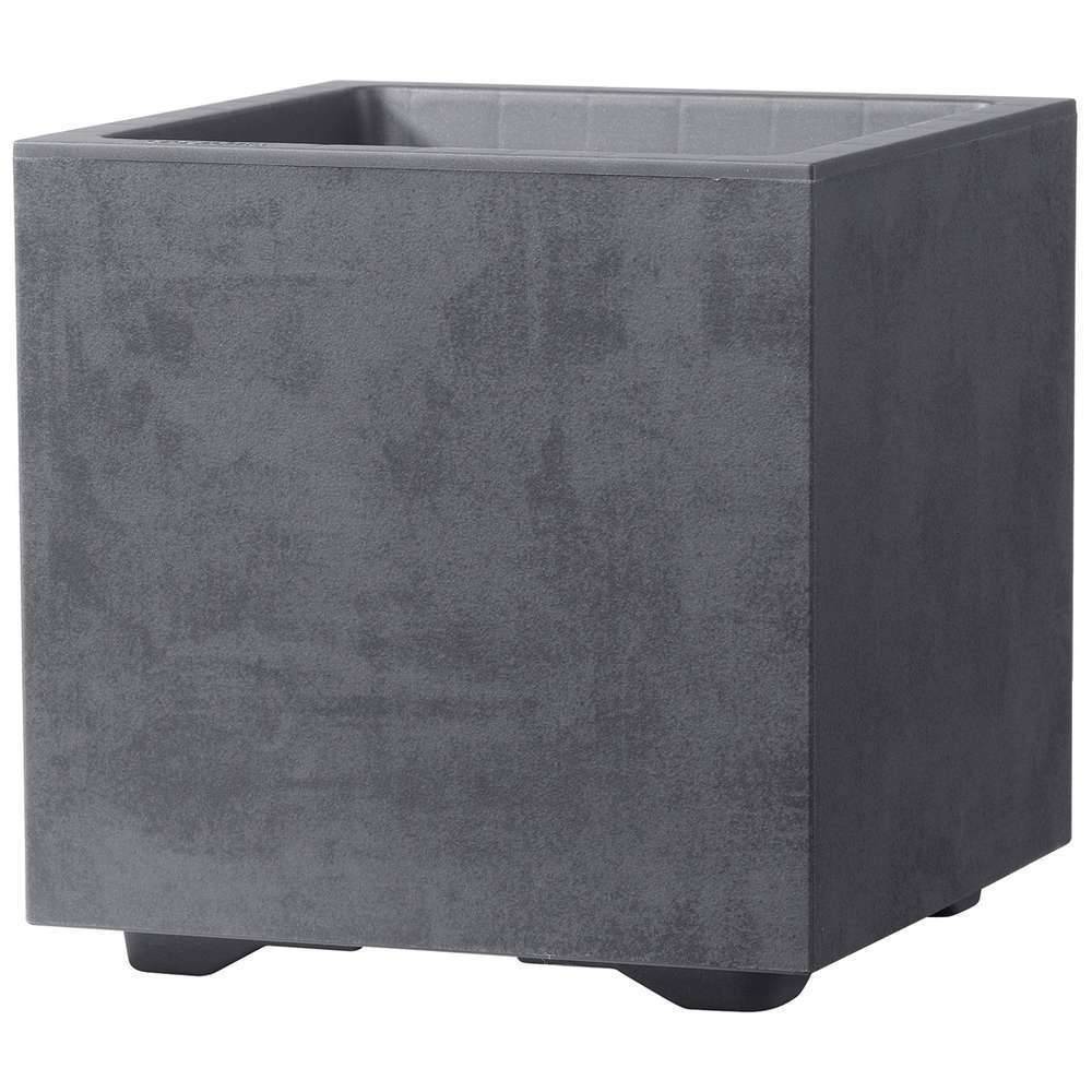 Deroma - Cubo con reserva de agua plástico antracita 25 cm - DEROMA - Imagen 2
