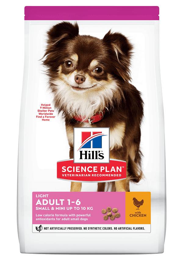 Hill's Pet Nut - Croquettes Canine Adult Light Small&Mini Poulet 6 kg