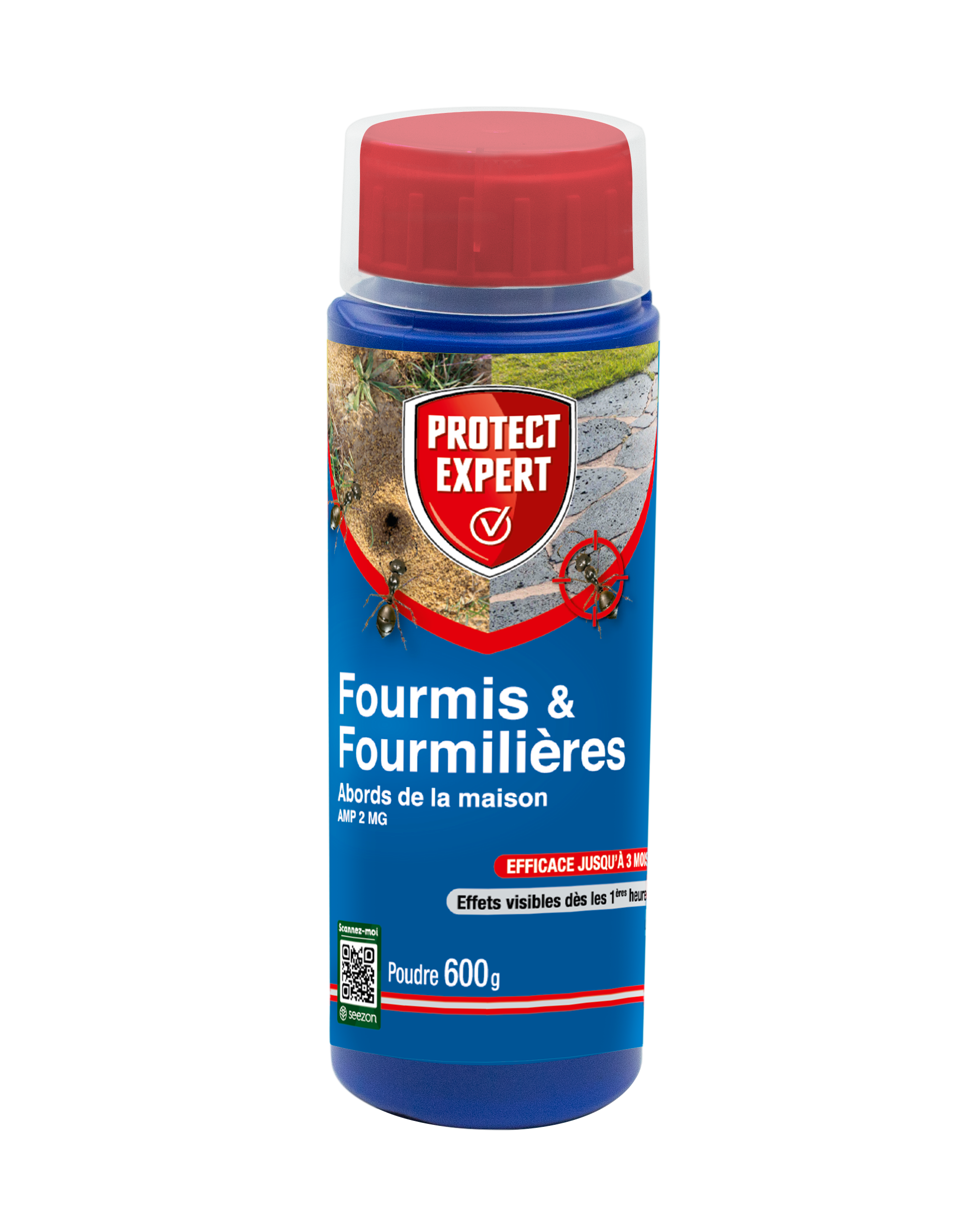 Protect Expert - Poudre Fourmis Poudrage Et Arrosage 600 g - PROTECT EXPERT - Imagen 2