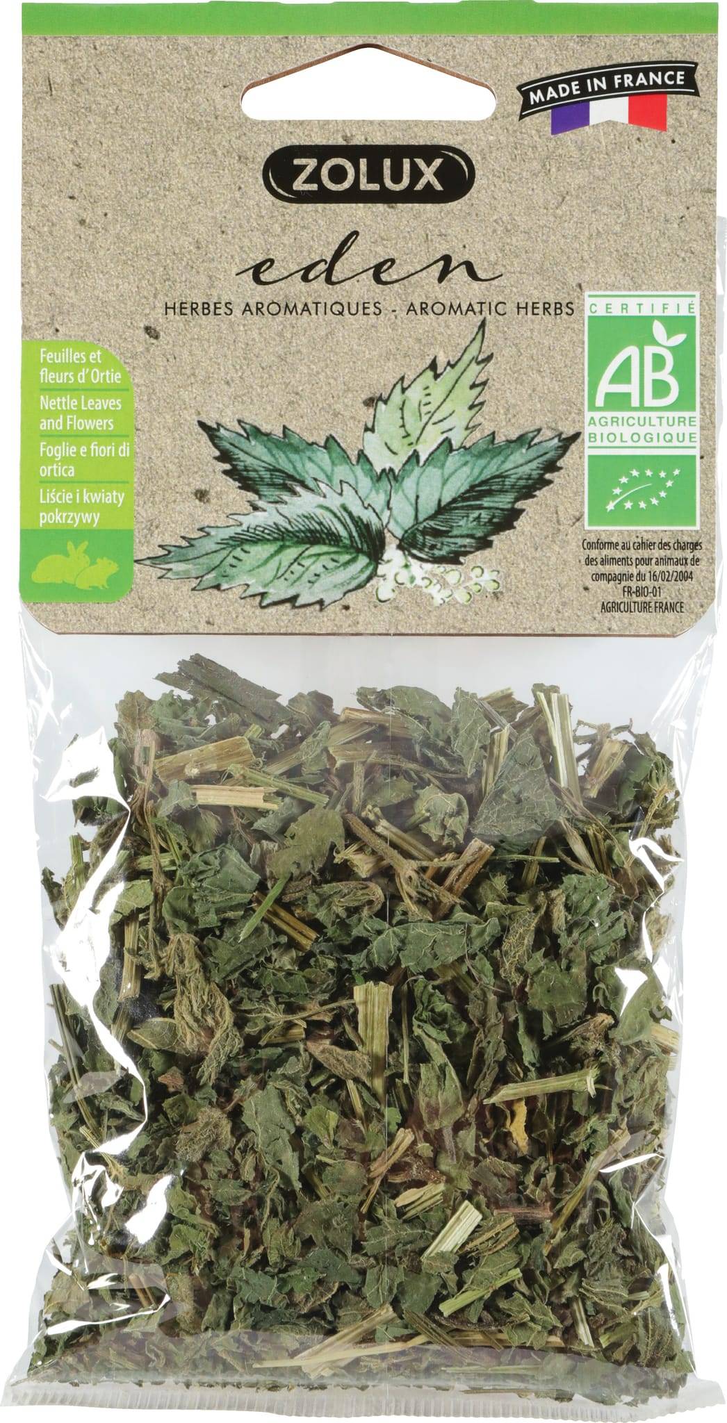 Zolux - Zolux - Ortie Bio Eden pour rongeurs 20 g