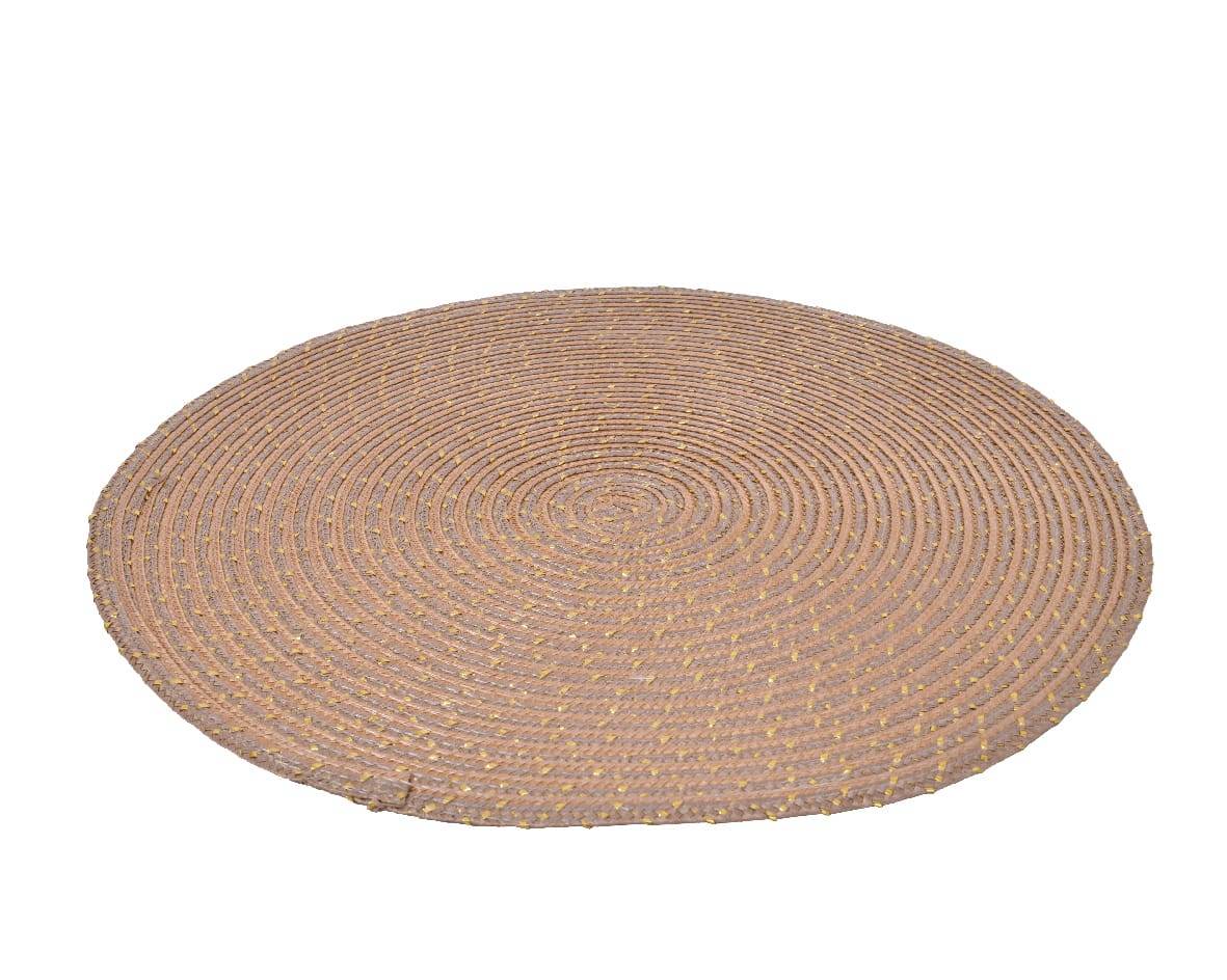 Kaemingk - Kaemingk - Set de table rond Doré Ø.38 cm