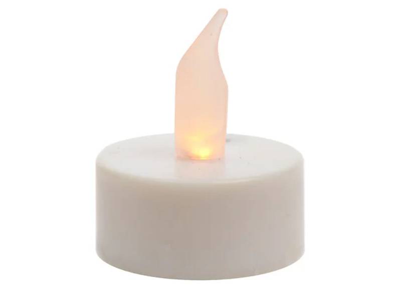 LED Bougie chauffe-plat Effet flamme Ø.3,8 x H.4,6 cm