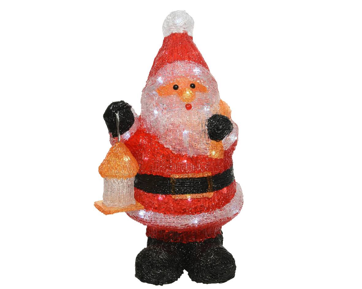 LED Père Noël acrylique extérieur 40L - L.24 x l.20 x H.46 cm - Imagen 1