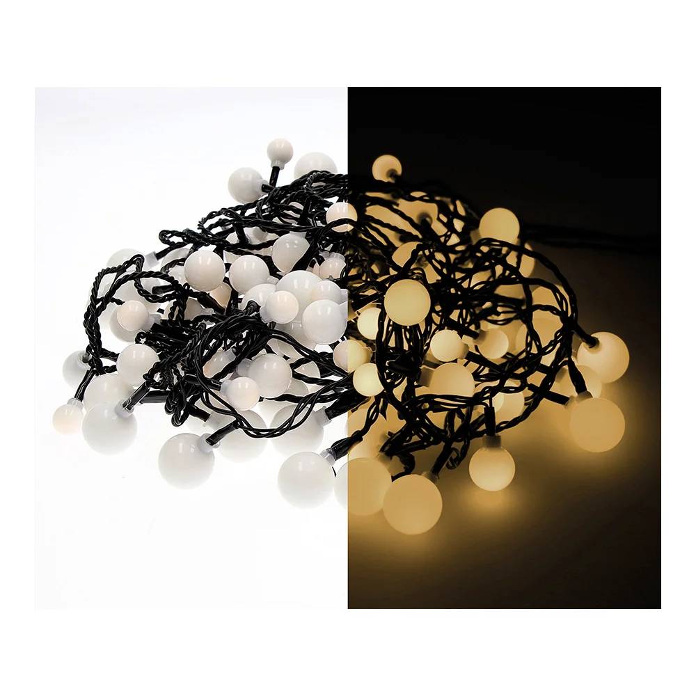 Kaemingk - Guirlande cerise 120 LED - 9 m - Imagen 10