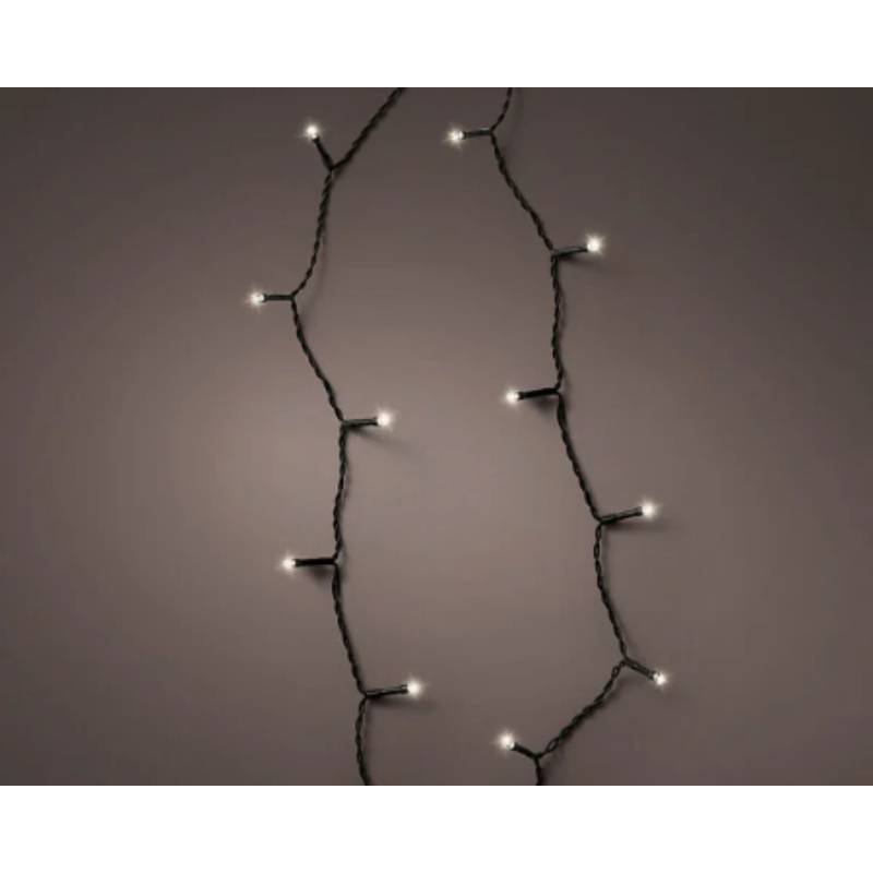 Guirnalda LED Durawise Basic Blanco Cálido 96 LED 7,1 m - LUMINEO - Imagen 1