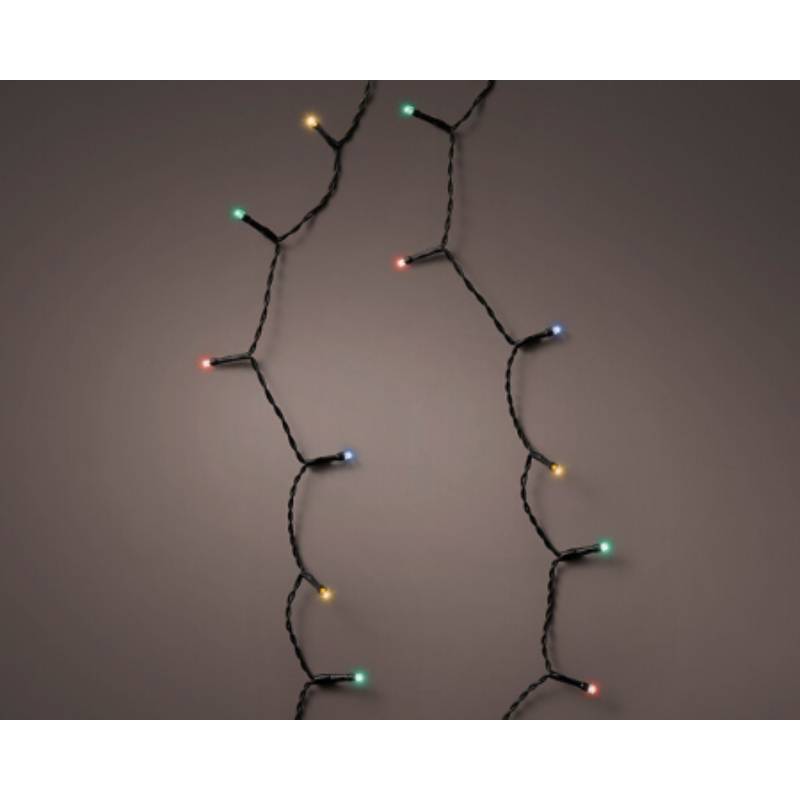 Guirlande clignotante extérieur LED Multicolore L.710 cm - Imagen 1