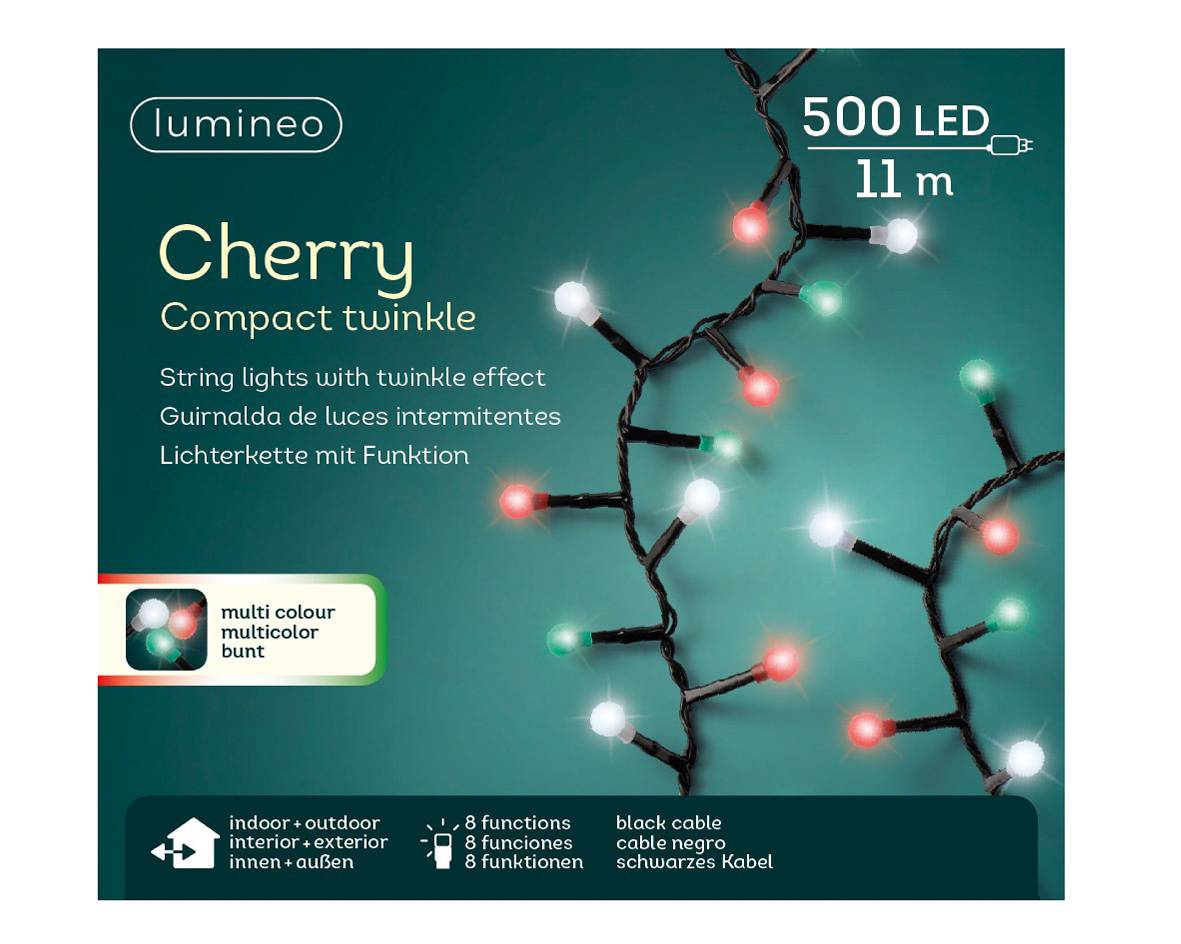 Luminéo - Guirlande Cerise compact LED multicolore - L.14 m - Image 4