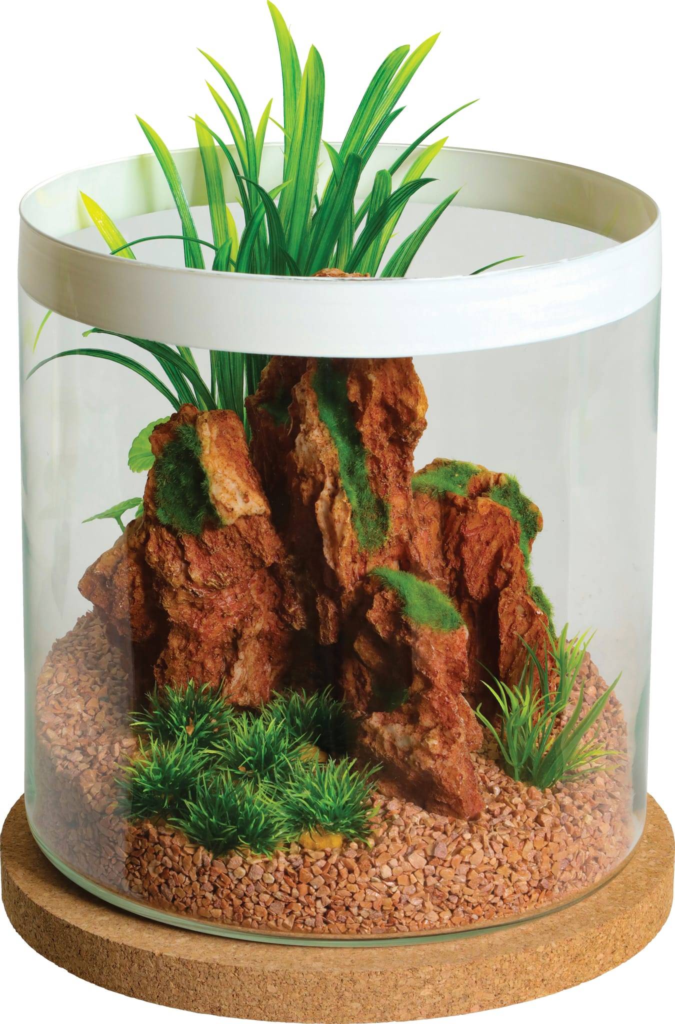Zolux - Zolux - Acuario Cilindro life 12 L blanco L.28 x An.27.5 x Al.29 cm