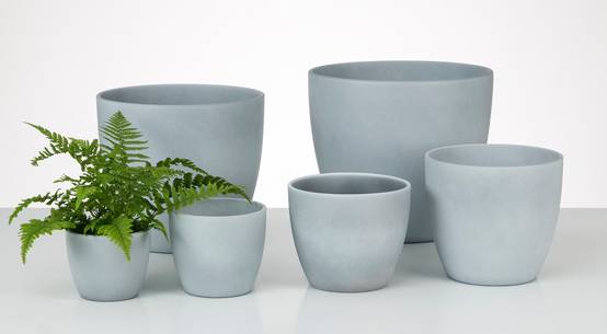 Scheurich - Cache-pot Grey Stone 920 Gris Ø 16 x H.14 cm - Image 2