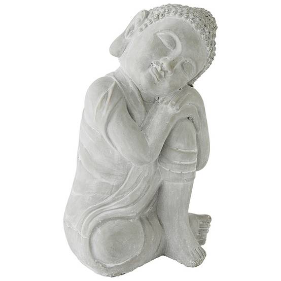 Decoris - Decoris - Bouddha en béton L.20 x l.17x H.30 cm - Image 1