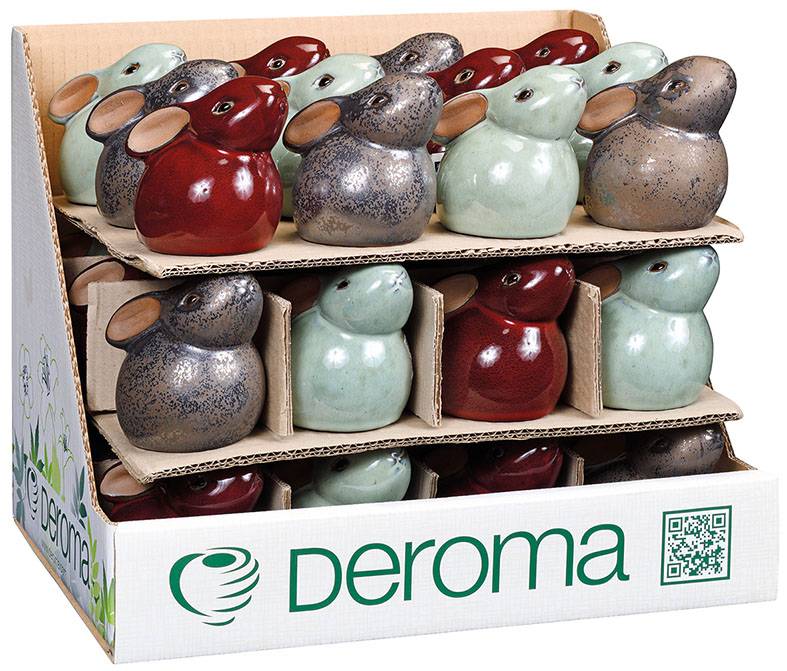 Deroma - Conejo Mini Jano Japandi Figura Terracota 10 cm - DEROMA - Imagen 4