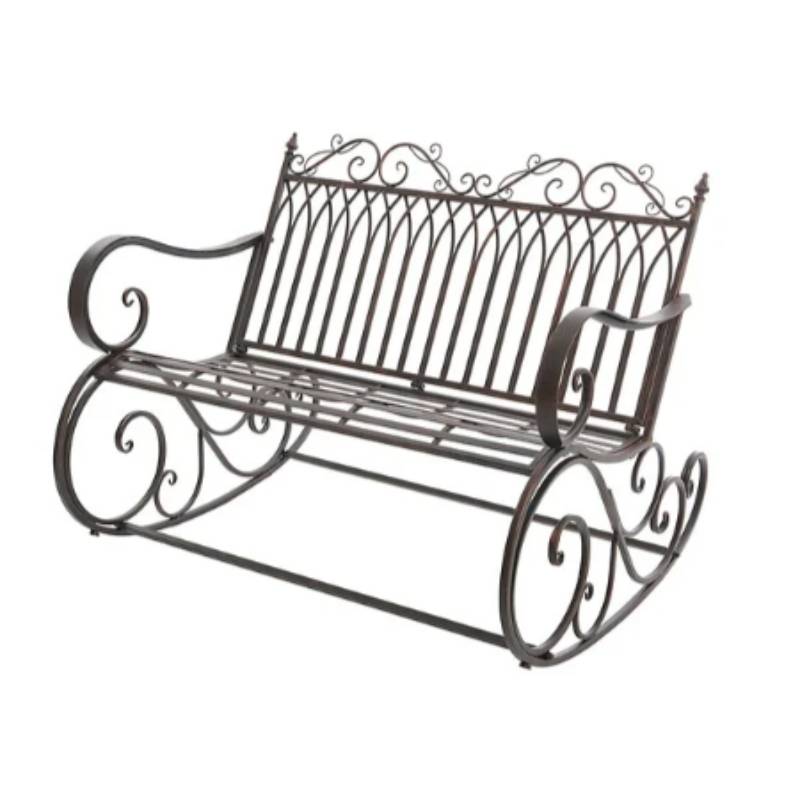 Decoris - Banc à Bascule Fer Forgé - JARDIDECO - Image 1