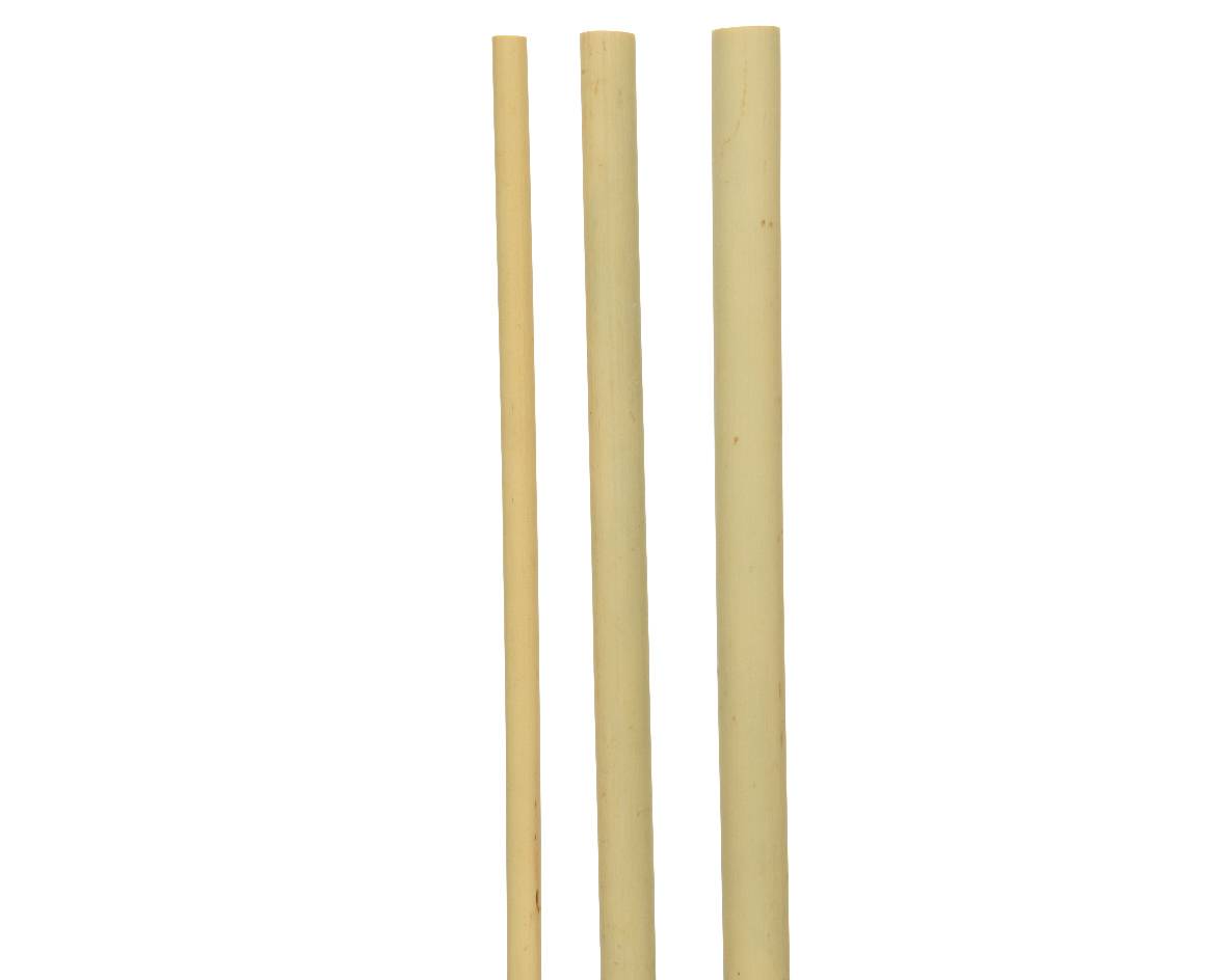 Paille en bambou naturel H.20 cm