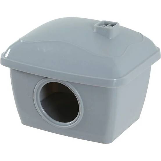 Zolux - Zolux - Maison plastique gris pour hamster L.14 x l.11 x H.11 cm - Image 3