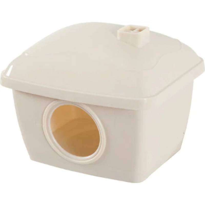 Zolux - Zolux - Maison plastique beige pour hamster L.14 x l.11 x H.11 cm - Imagen 2