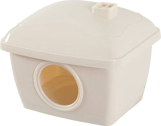 Zolux - Zolux - Maison plastique beige pour hamster L.14 x l.11 x H.11 cm - Image 1