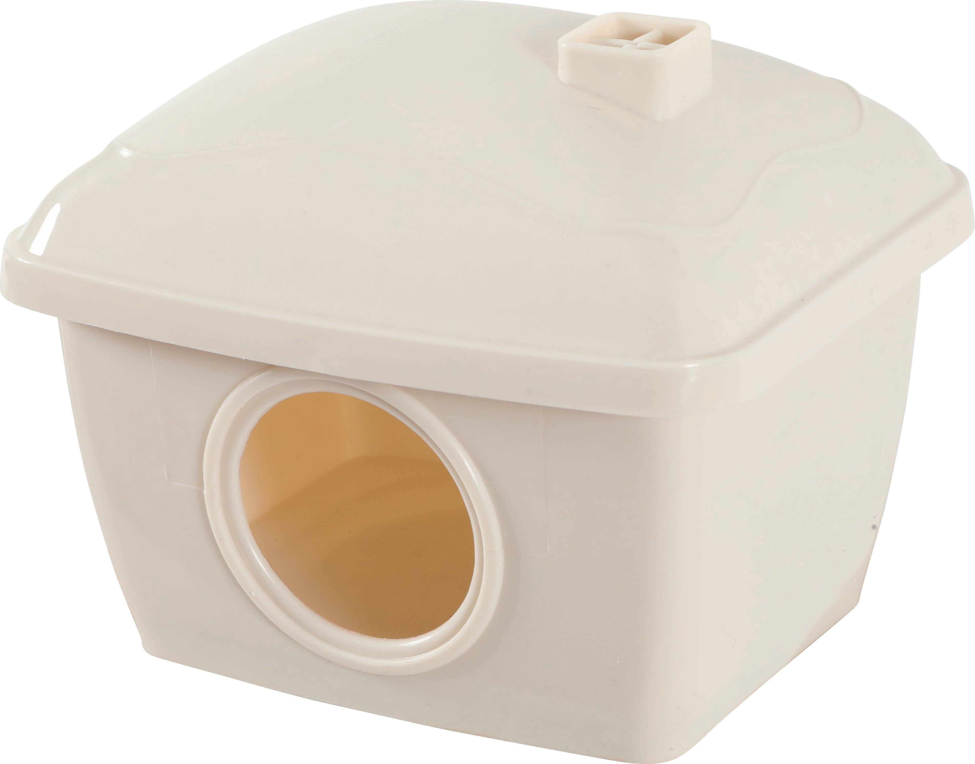 Zolux - Zolux - Maison plastique beige pour hamster L.14 x l.11 x H.11 cm - Imagen 1