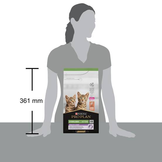 Purina Pro Plan - Croquettes chaton Stérilisé Saumon 1,5 kg - PRO PLAN - Image 2
