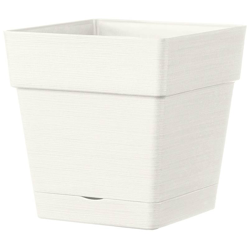 Deroma - Carré Save R Bianco à réserve d'eau L.16,5 x l.16,5 x H.17 cm - Imagen 1