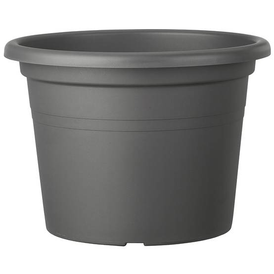 Deroma - Pot De Fleurs Rond Recyclat Anthracite - DEROMA - Image 1