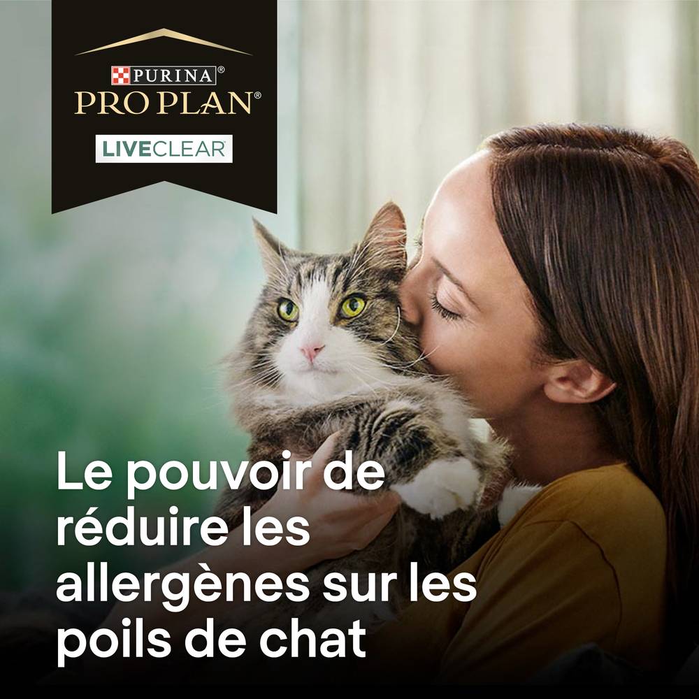 Purina One - Croquettes chat LiveClear Adulte Stérilisé Dinde 1,4 kg - PRO PLAN - Imagen 8