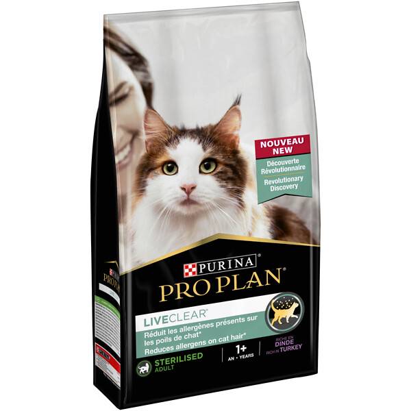 Purina One - Croquettes chat LiveClear Adulte Stérilisé Dinde 1,4 kg - PRO PLAN - Imagen 7
