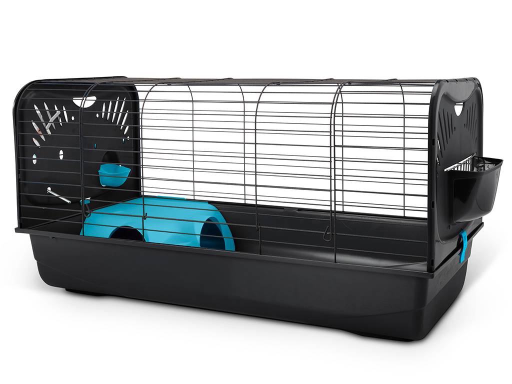 Savic - Cage Caesar 3 de Luxe Noir L.100 x l.50 x H.51 cm - Jardiland