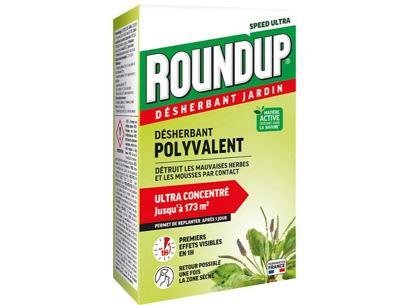 Roundup - Herbicida multiusos jardín ácido pelargónico ultra concentrado 400ml - ROUNDUP