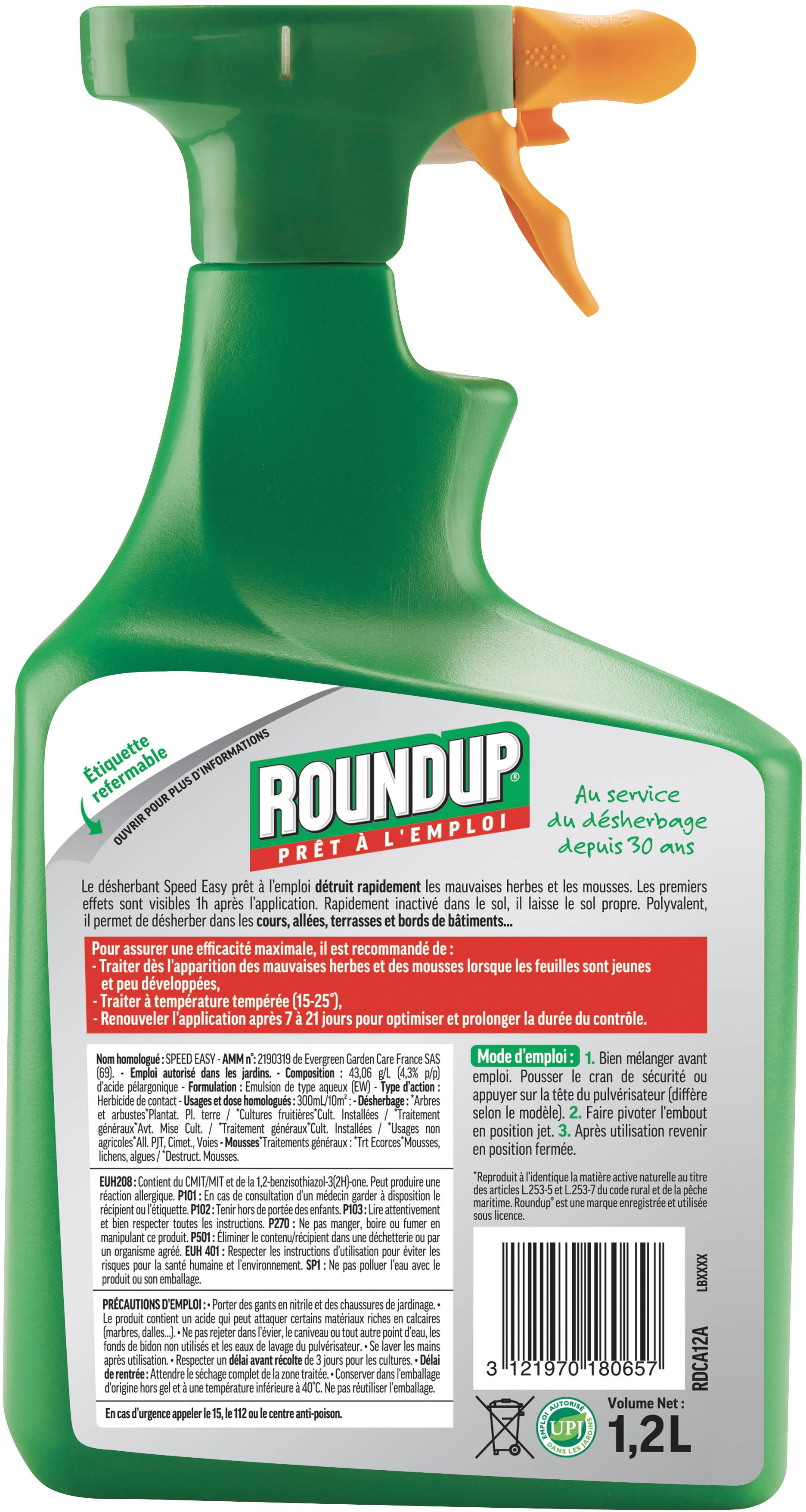 Roundup - Désherbant Prêt à L'emploi - ROUNDUP - Imagen 2