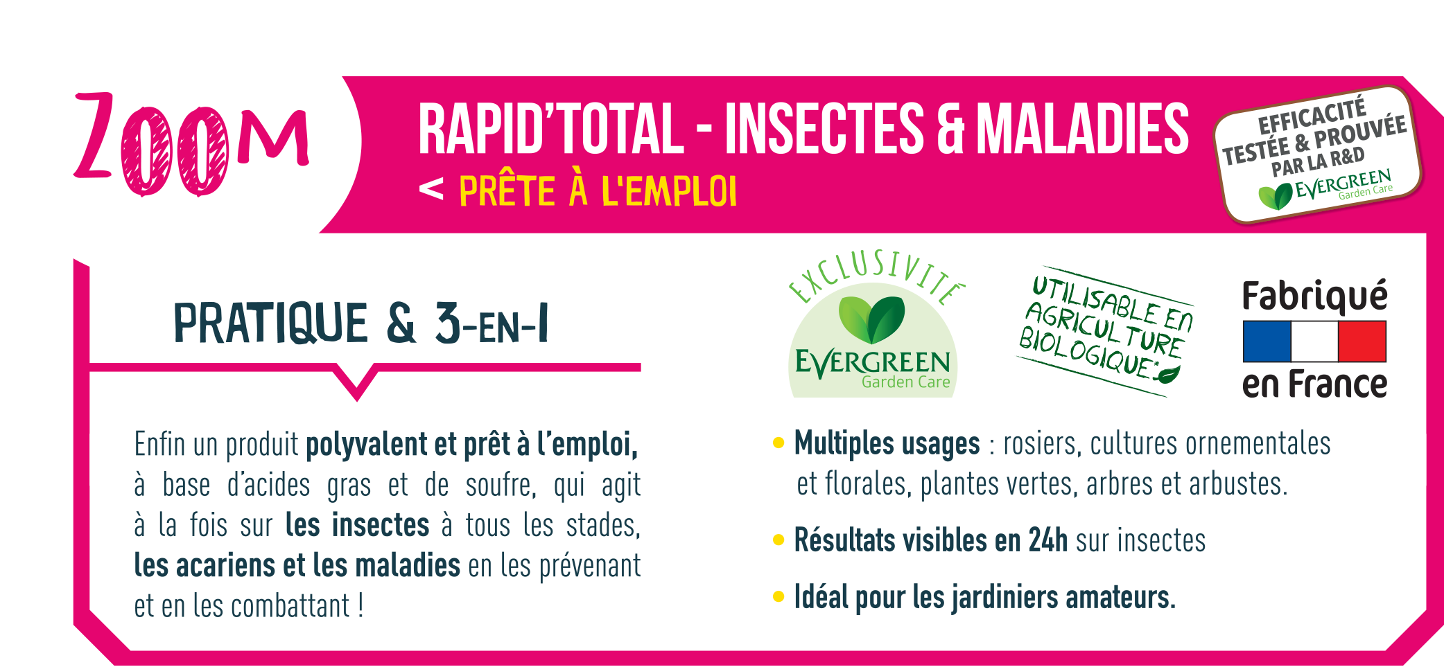 Fertiligène - Traitement Maladies Universel 960ml - FERTILIGENE - Imagen 2