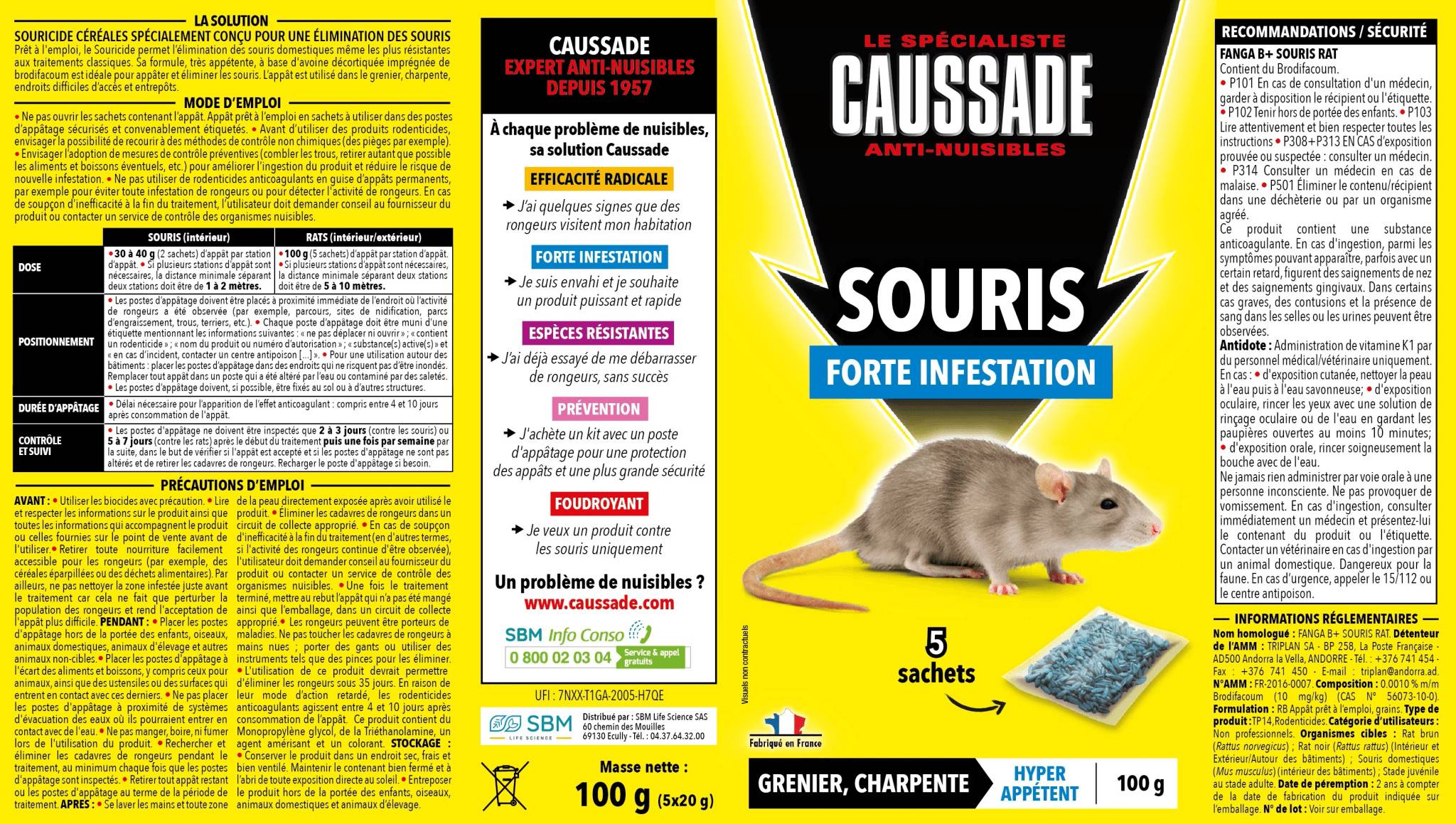 Caussade - Appât souris forte infestation - CAUSSADE - Imagen 2