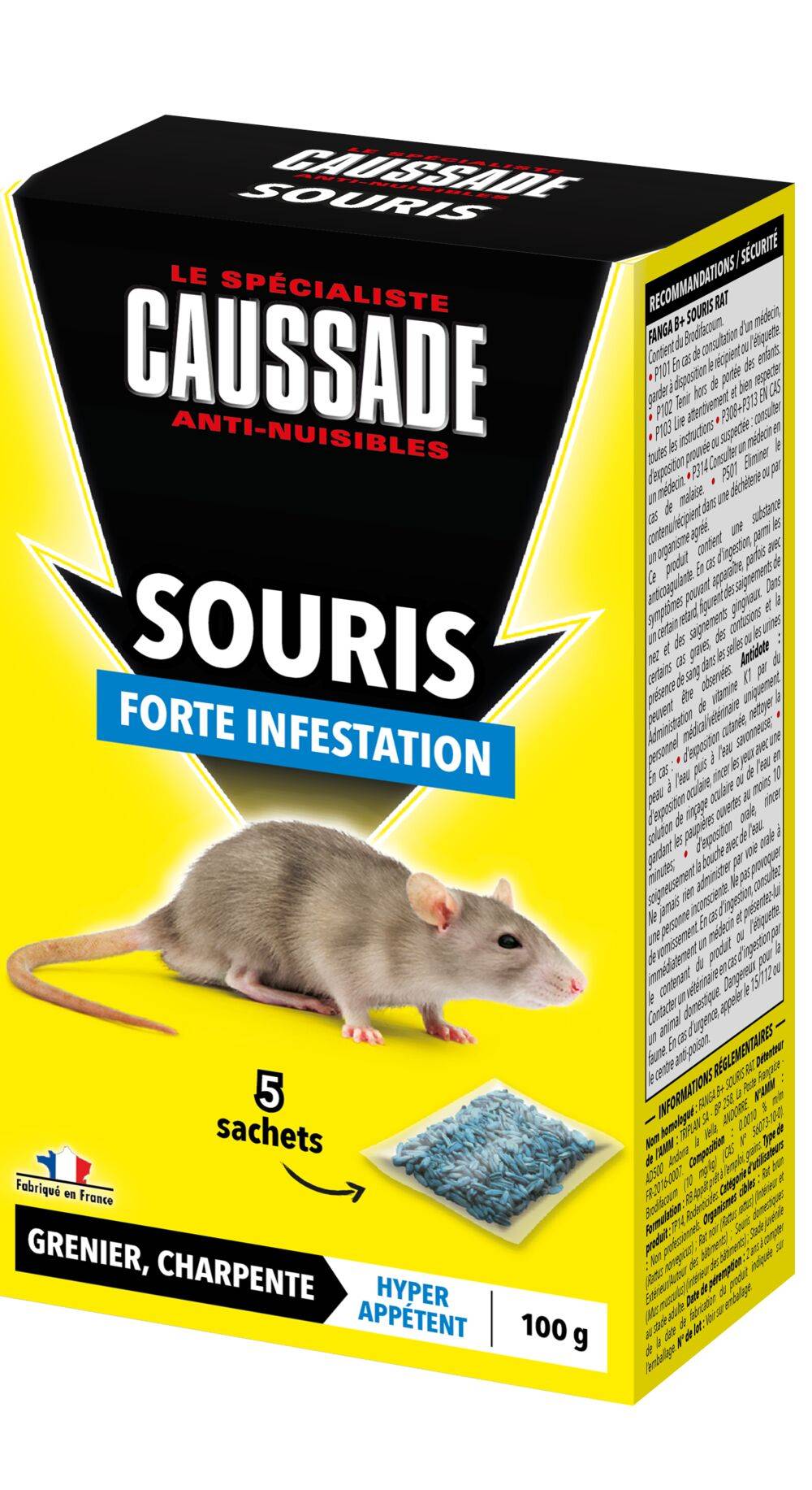 Caussade - Appât souris forte infestation - CAUSSADE - Imagen 1