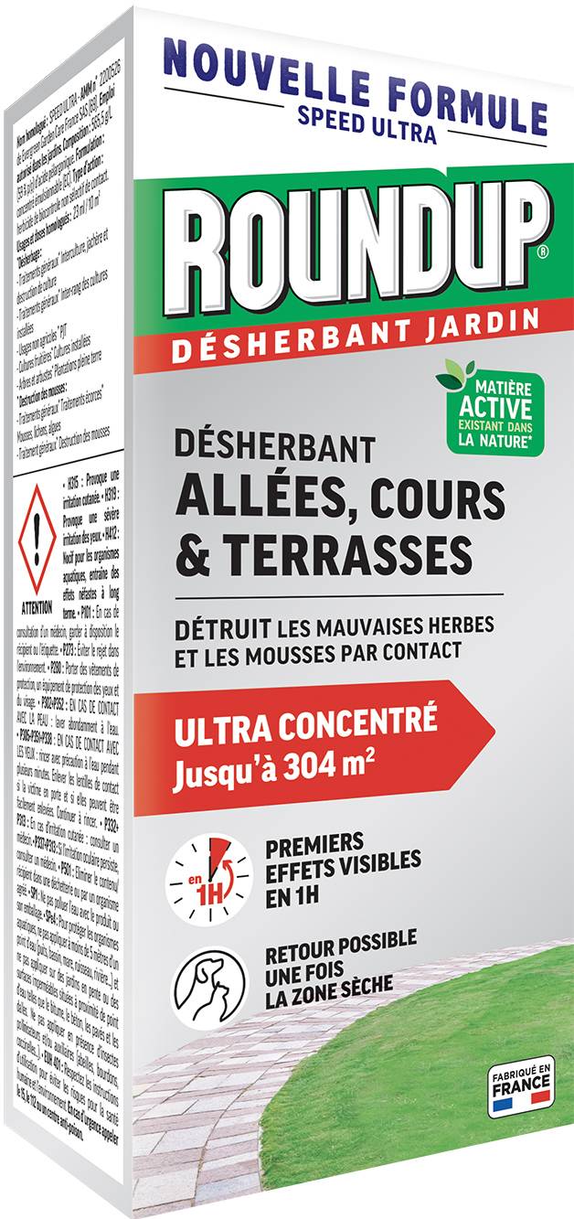 Roundup - Désherbant Concentré Multi-usages 700mL