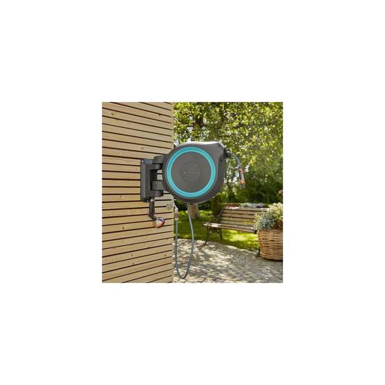 Gardena - Dévidoir automatique mural RollUp XL L. 35 m gris et bleu - Gardena - Image 6