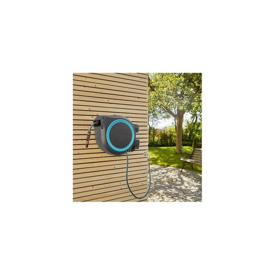 Gardena - Dévidoir automatique mural RollUp XL L. 35 m gris et bleu - Gardena - Image 2
