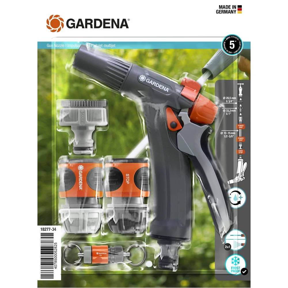 Kit pistolet de nettoyage polyvalent plastique - Gardena - Image 2
