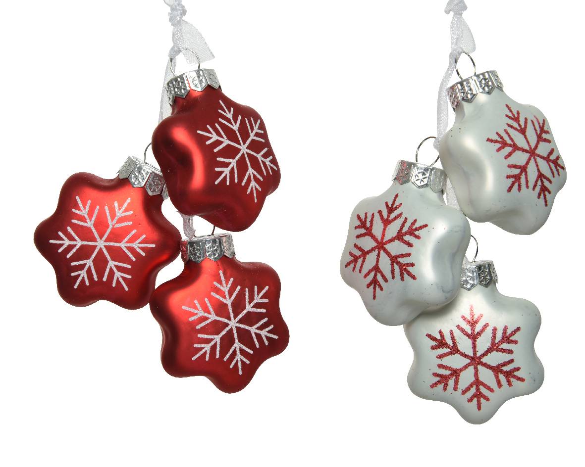 JOYIN Lot De 8 Cadeaux De Noël Surprise - Motif Flocon Rouge/Vert - Bonnet + Blague + Petit Cadeau - Parfait Pour Table Fête