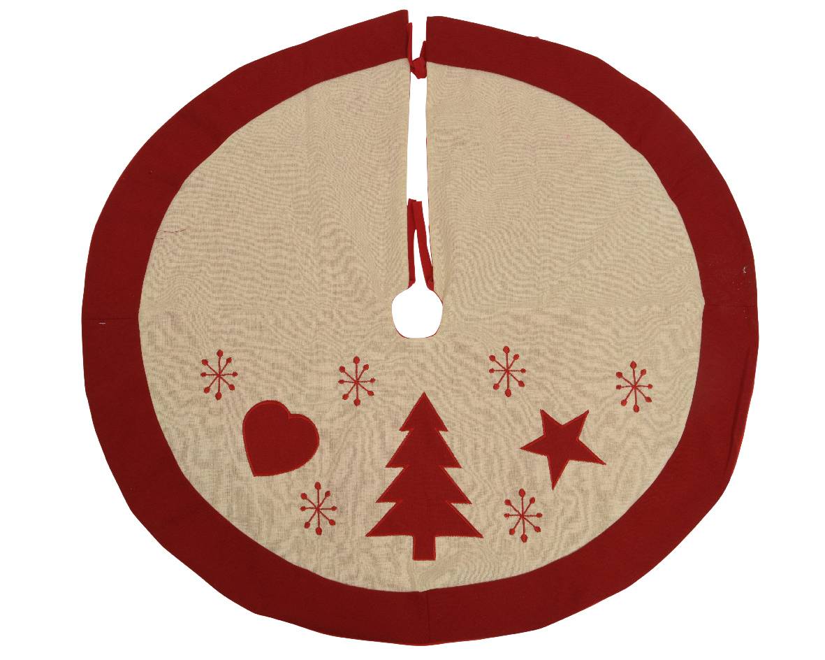 Decoris - Jupe de Sapin Polyester Ø.90 x H.1 cm - DECORIS