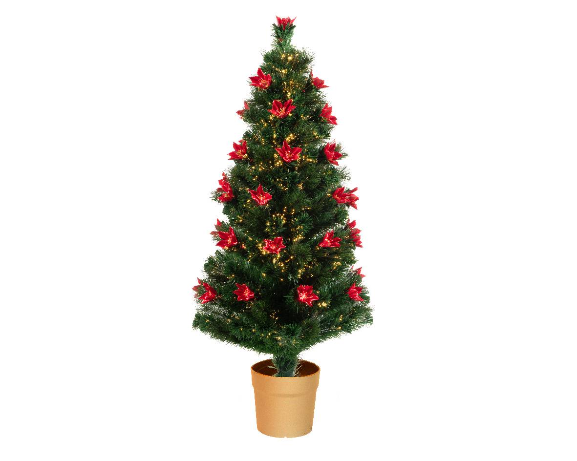 Everlands - Sapin artificiel Mexico fibre optique L.45 x l.45 x H.90 cm