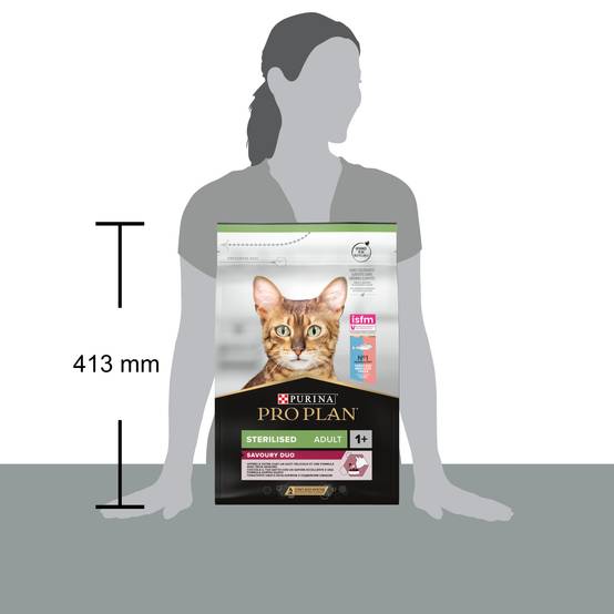 Purina Pro Plan - Croquettes chat Adulte Stérilisé Optisavour Cabillaud 3 kg - PRO PLAN - Image 6