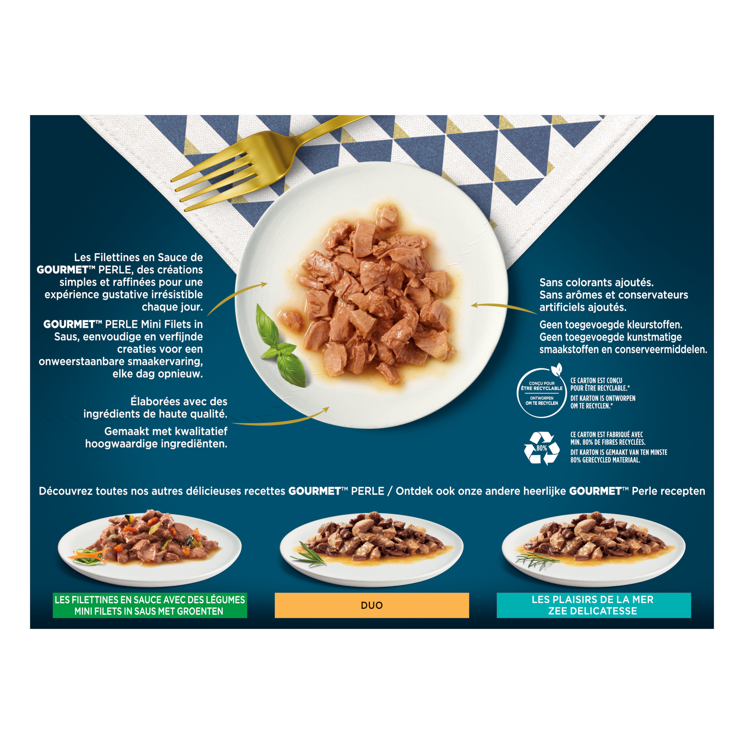 Purina Gourmet - Sachets chat Perle Les Filettines en sauce 12x85g - GOURMET - Image 7