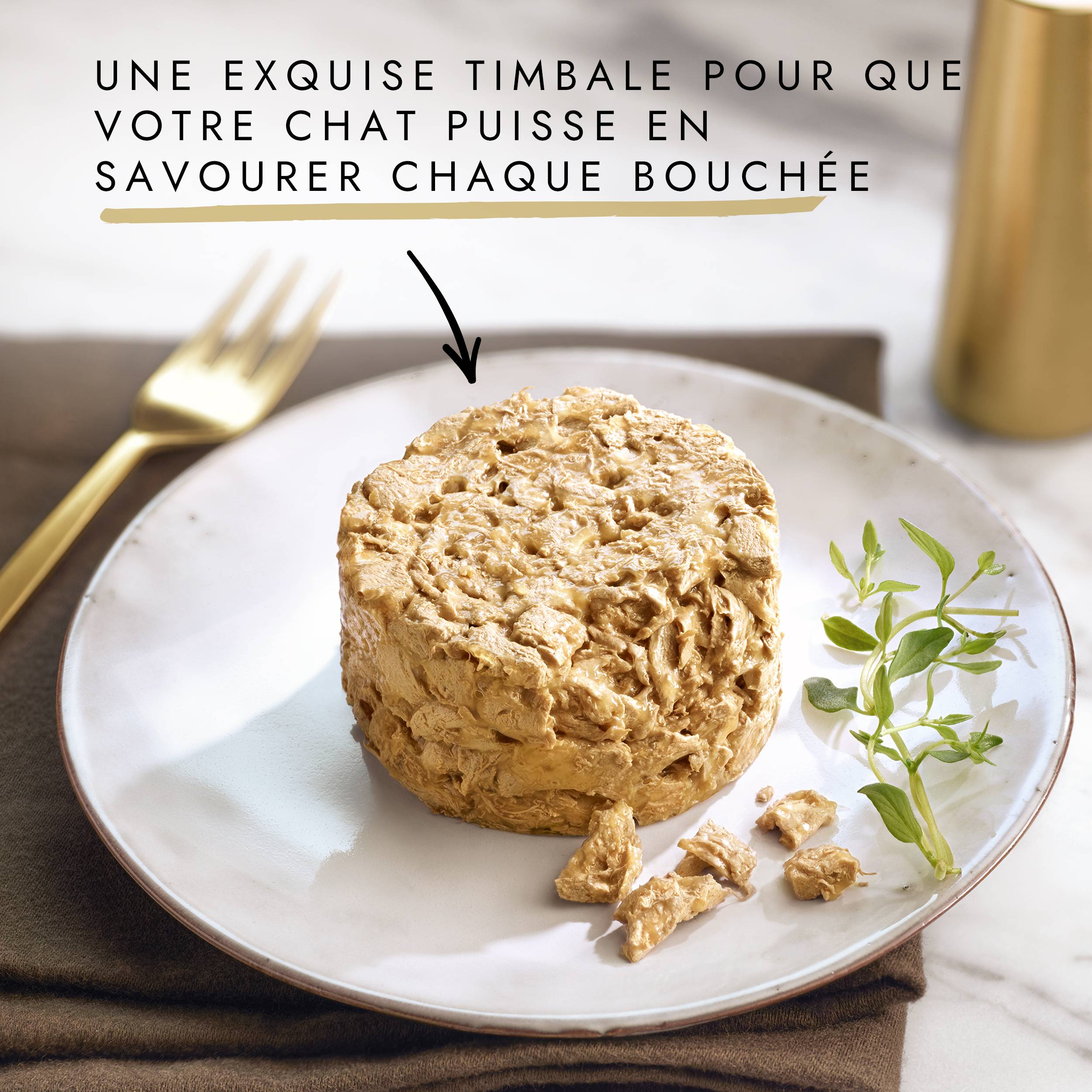 Purina Gourmet - Mix pâtées pour chat Les Timbales 12x85g - GOURMET GOLD - Imagen 4
