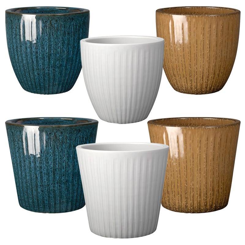 Ecloz - Vase California couleurs et formes assorties - Ø.22,5 x H.19,3 cm