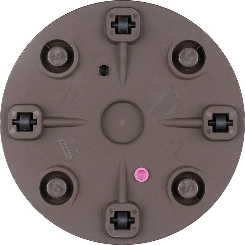 Deroma - Pot de Fleurs Plastique Anthracite – DEROMA - Imagen 4