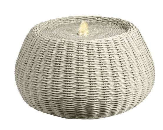 Luminéo - Luminéo - Fontaine ronde coloris sable Ø.53 x H.28 cm