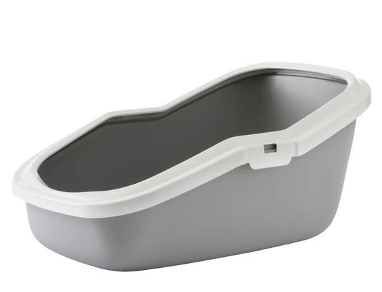 Savic - Bac à litière pour chat en plastique Aseo gris – SAVIC - Image 7