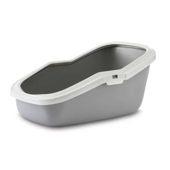 Savic - Bac à litière pour chat en plastique Aseo gris – SAVIC - Image 9