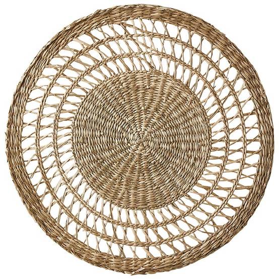 Decoris - Decoris - Set de table naturel algue Ø.38 cm - Image 2