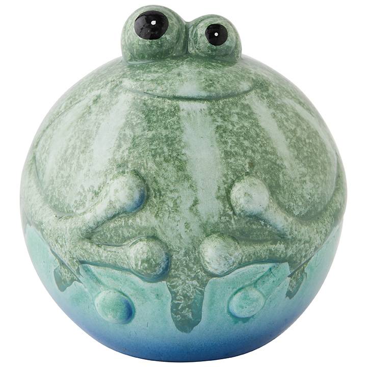 Decoris - Decoris - Grenouille en terre cuite L.10 x l.10 x H.10 cm - Imagen 1
