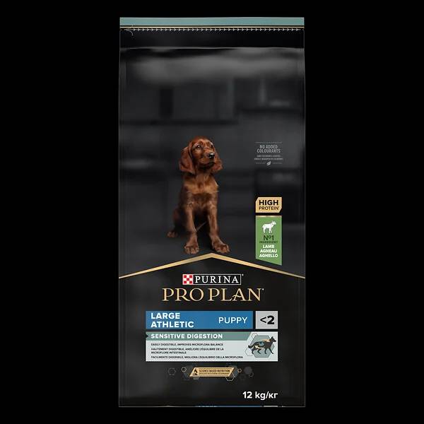 Purina Pro Plan - Croquettes chiot Large Digestion Difficile Agneau 12 kg - PRO PLAN - Image 1